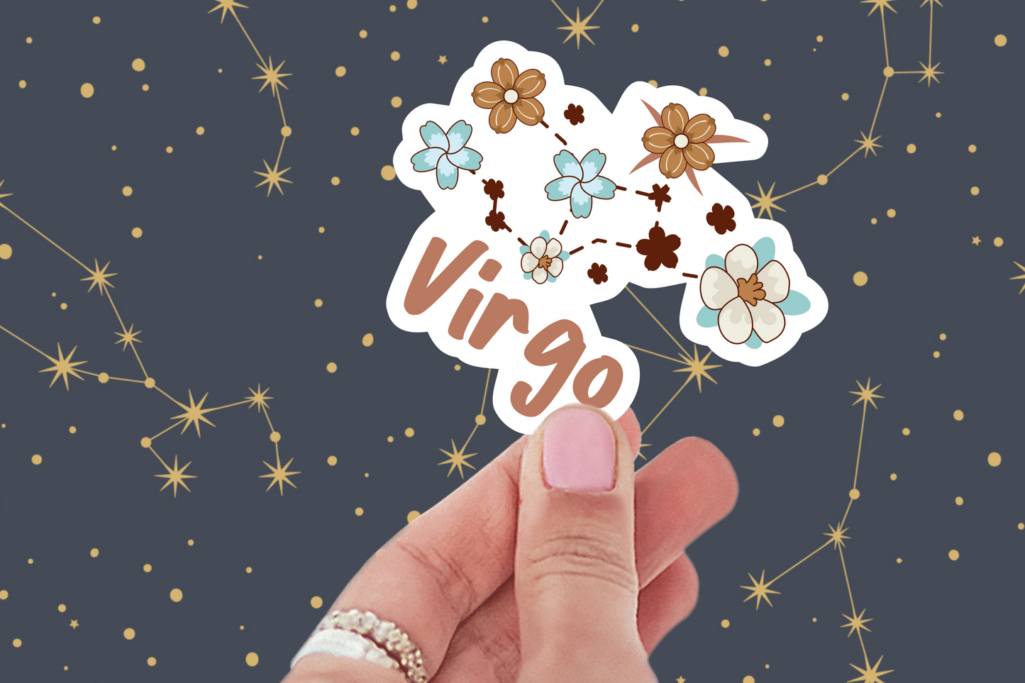 3 inch Virgo Sticker (Water Resistant)