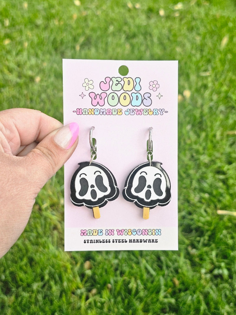 Ghost Popsicle Earrings