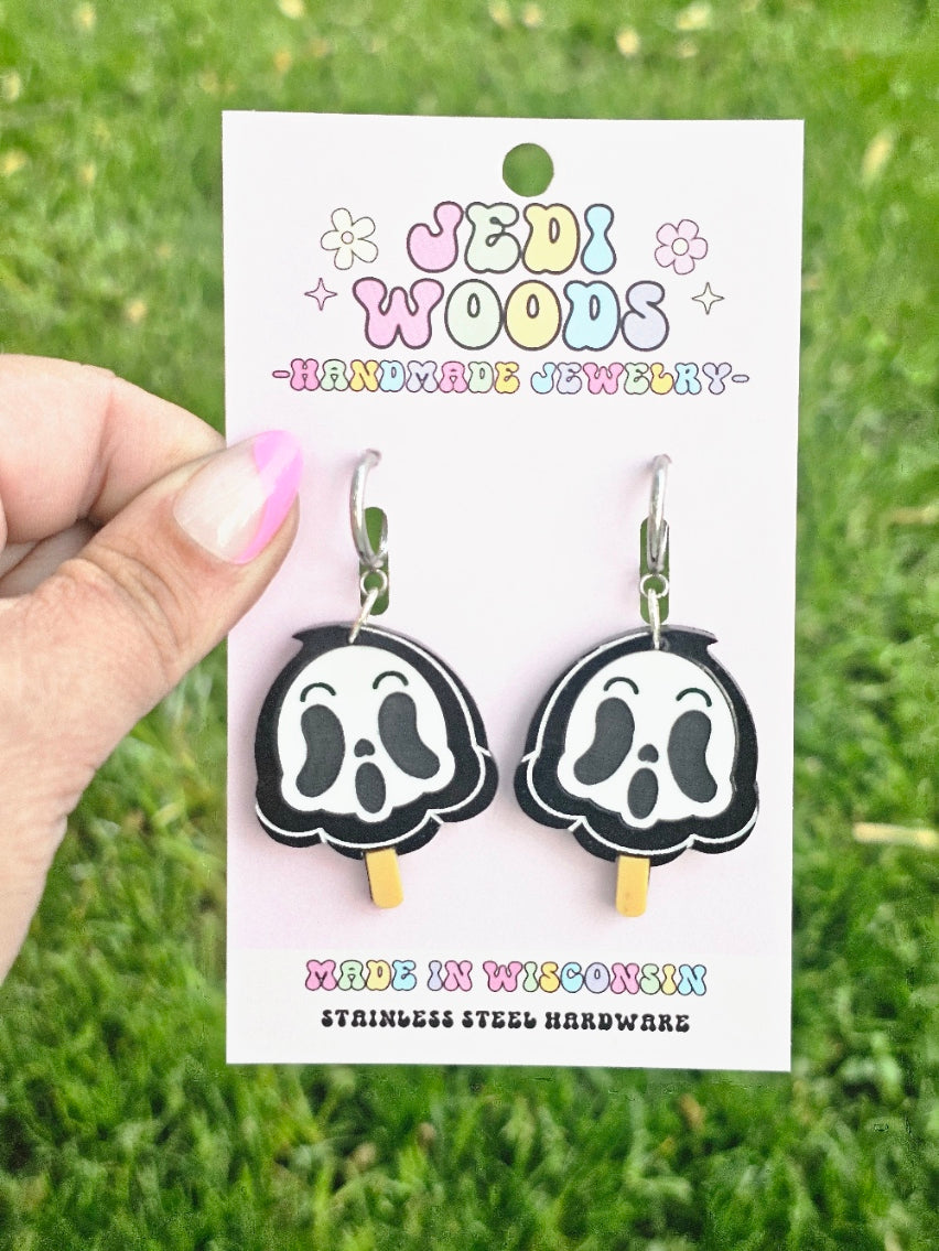 Ghost Popsicle Earrings