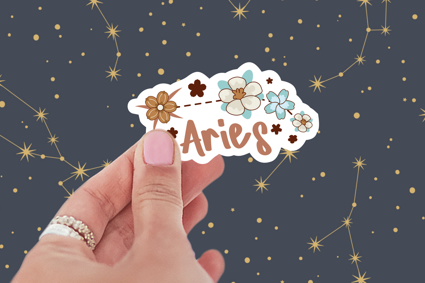 3 inch Aries Sticker (Water Resistant)