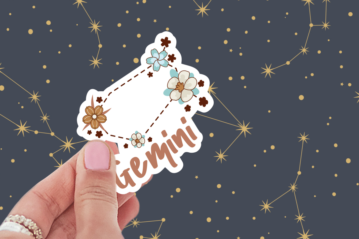 3 inch Gemini Sticker (Water Resistant)