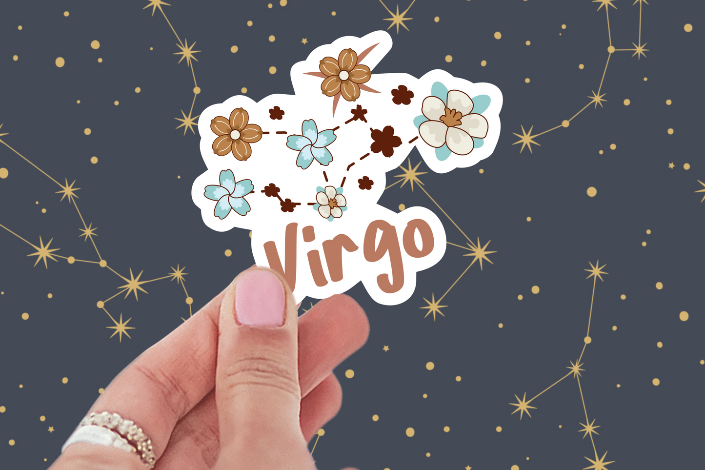 3 inch Virgo Sticker (Water Resistant)