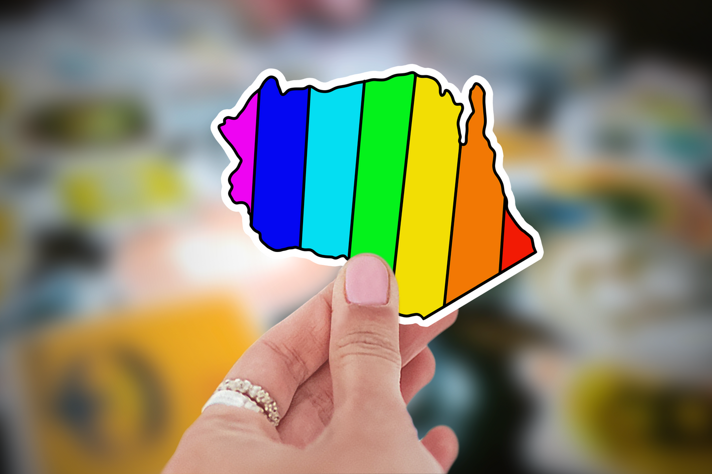 3 inch Wisconsin Proud Sticker