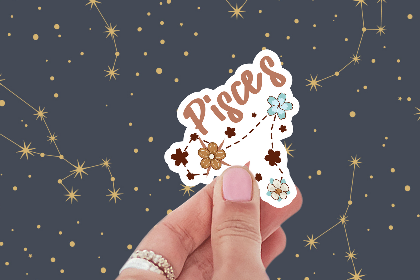 3 inch Pisces Sticker (Water Resistant)