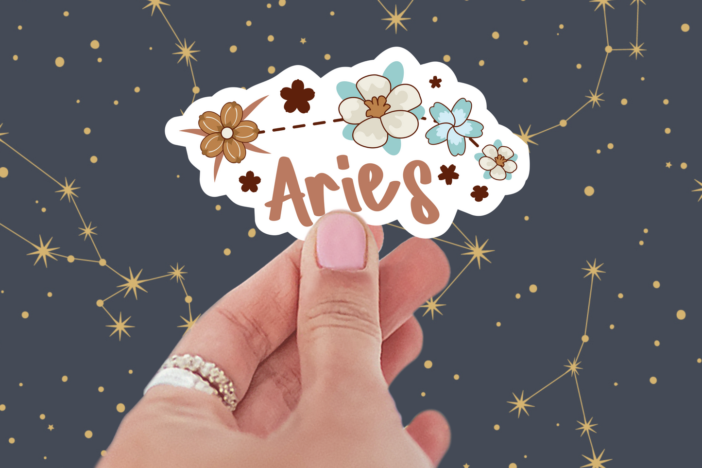 3 inch Aries Sticker (Water Resistant)