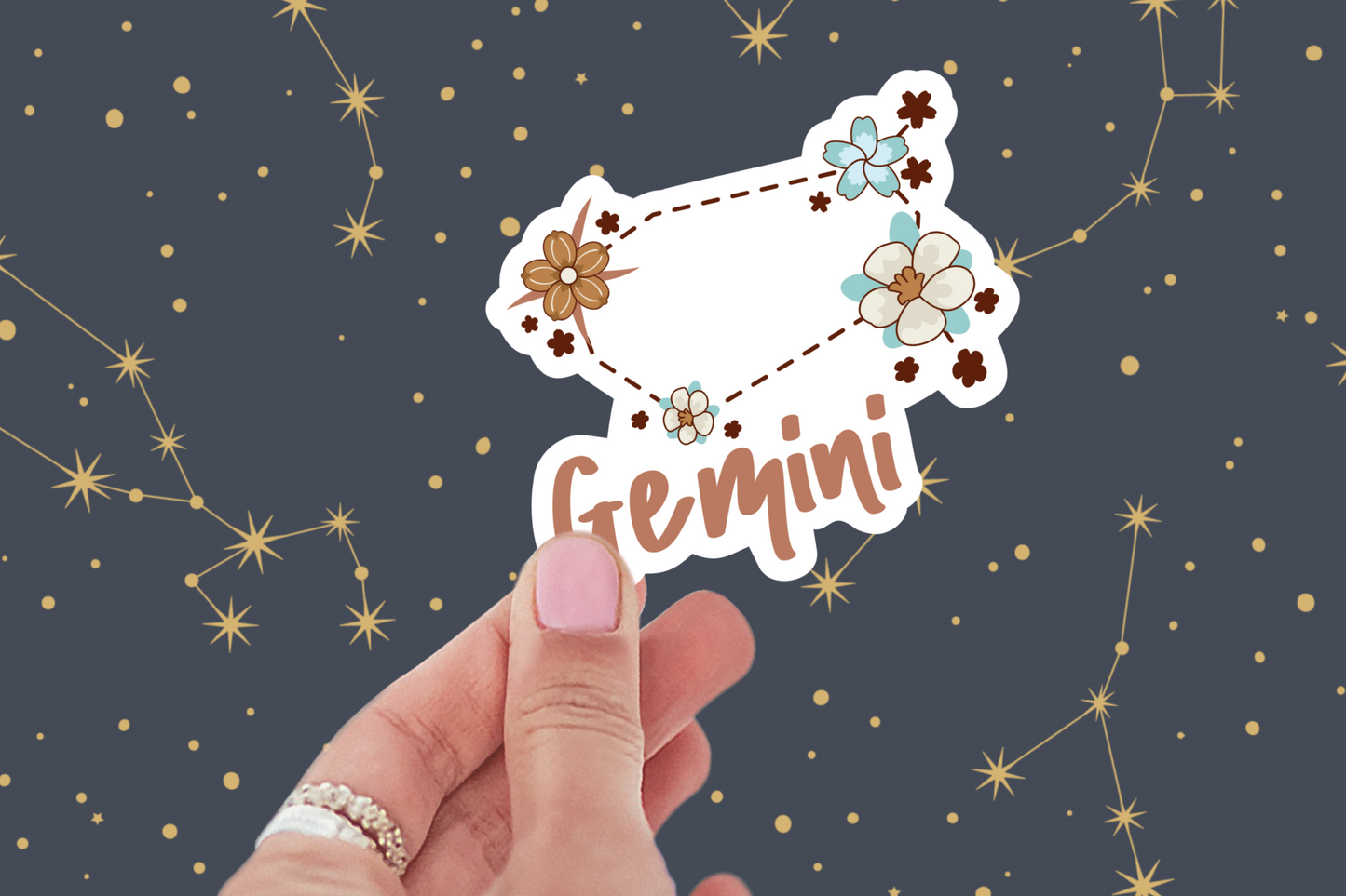 3 inch Gemini Sticker (Water Resistant)