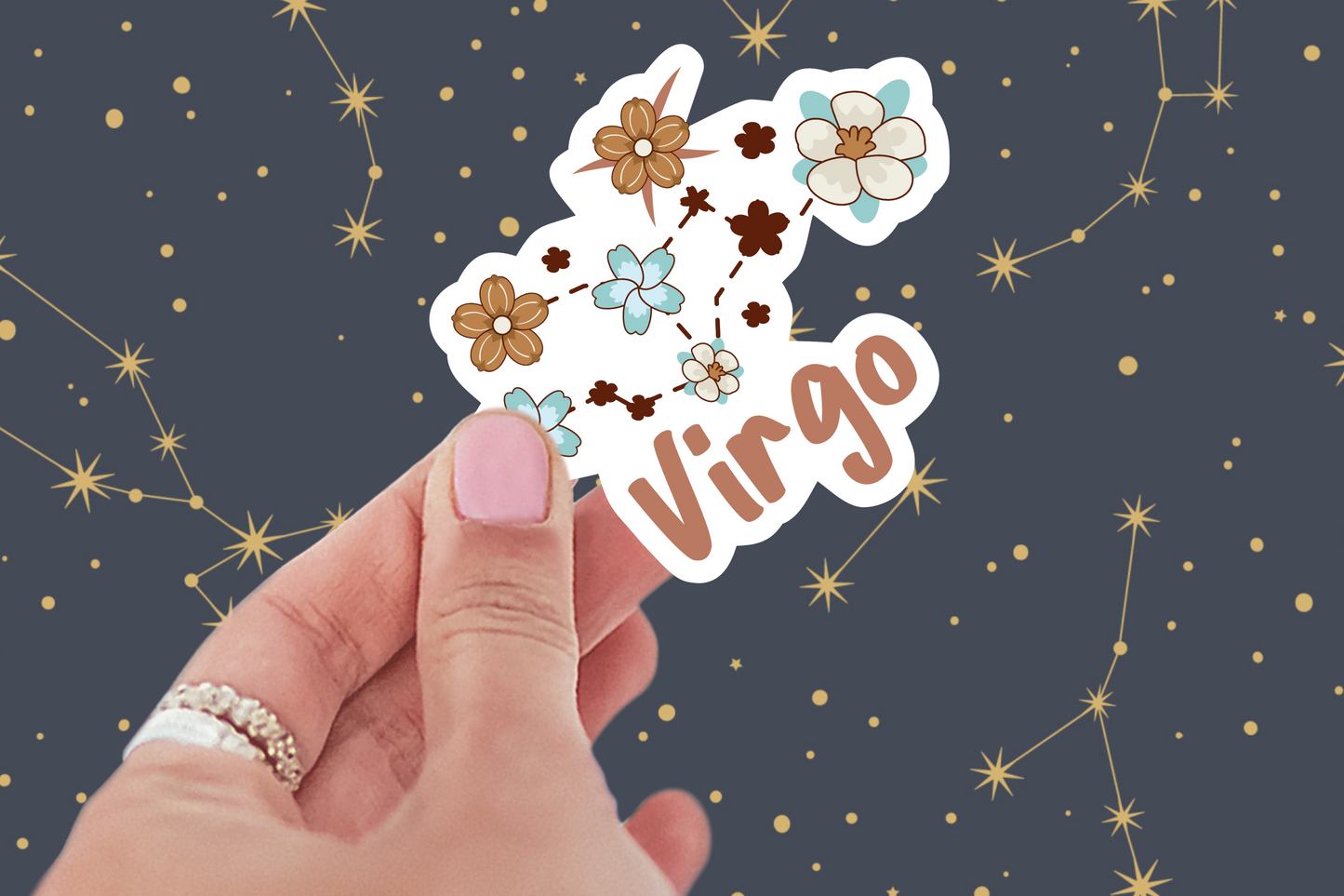 3 inch Virgo Sticker (Water Resistant)