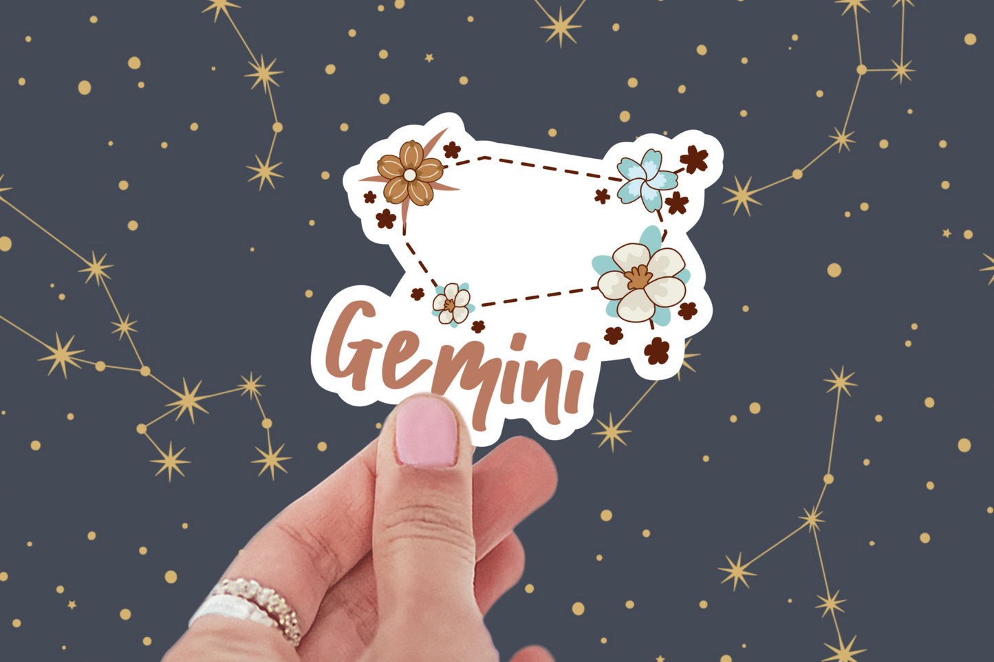 3 inch Gemini Sticker (Water Resistant)