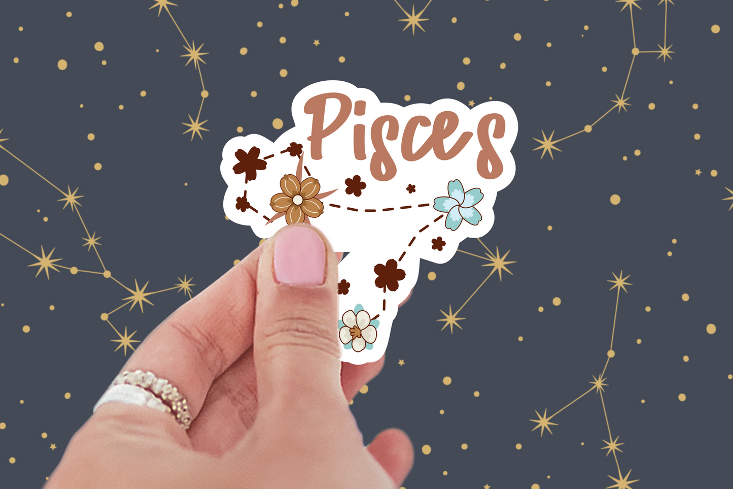 3 inch Pisces Sticker (Water Resistant)