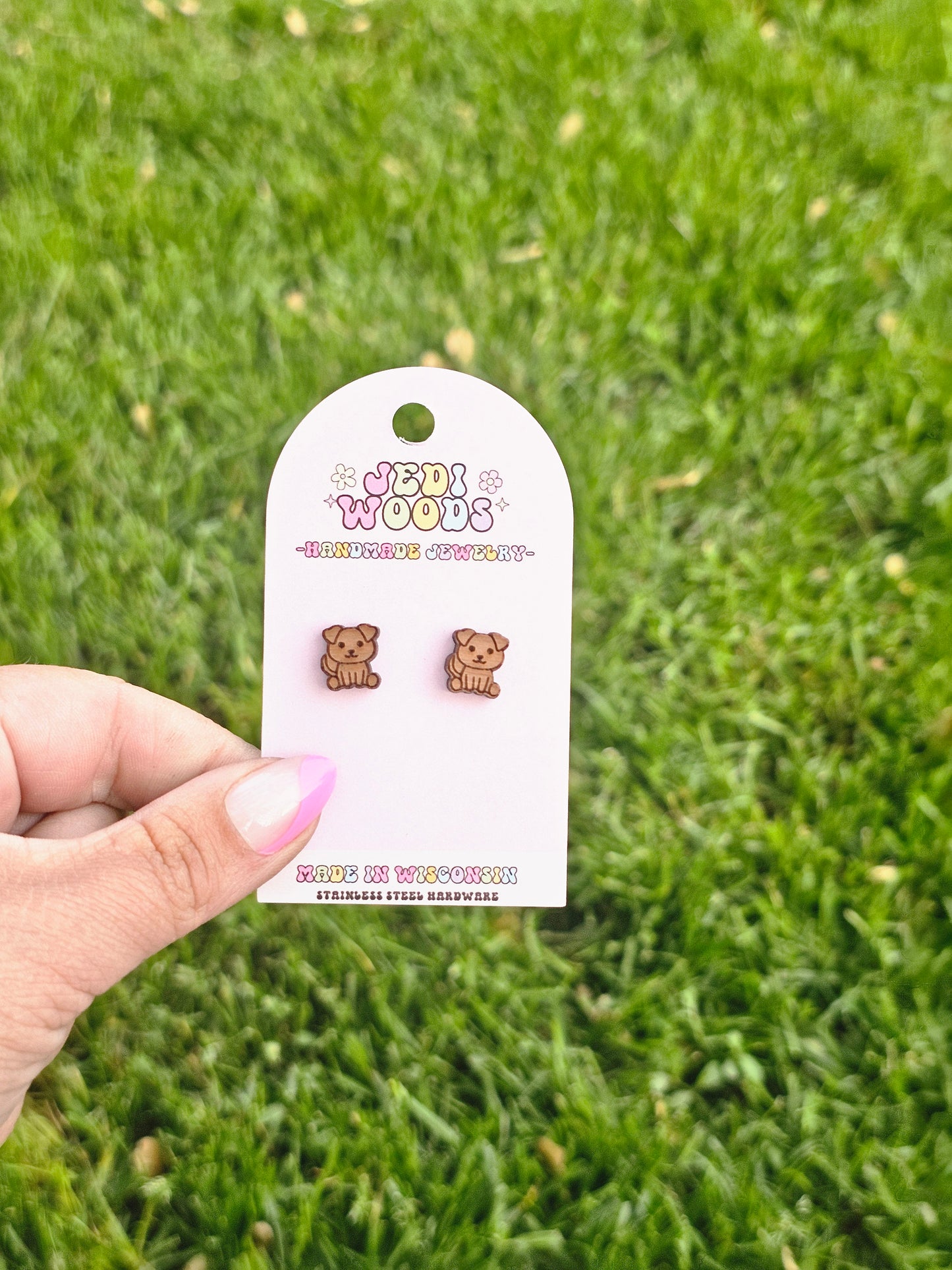Wooden Waggin' Puppy Studs