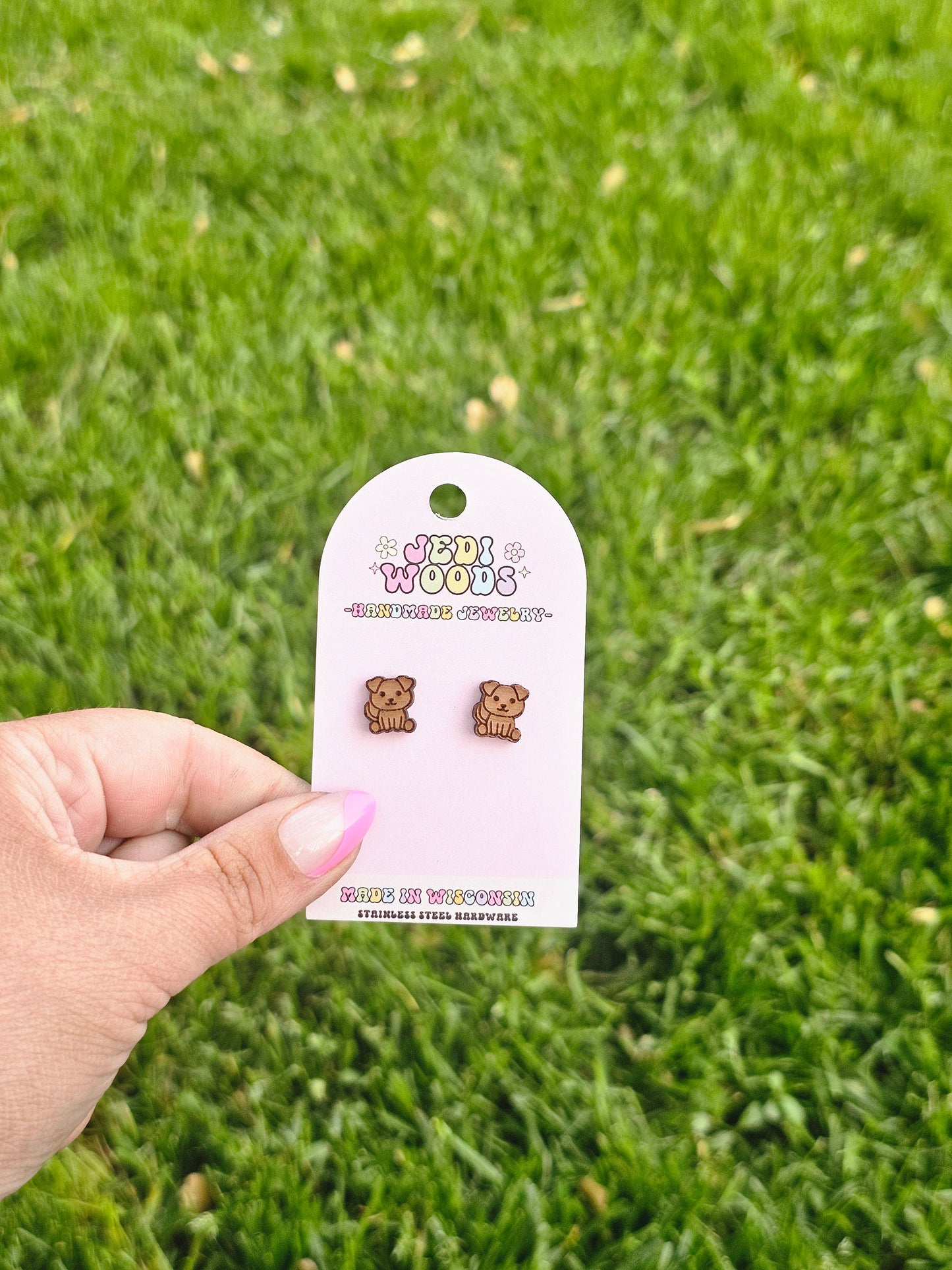 Wooden Waggin' Puppy Studs
