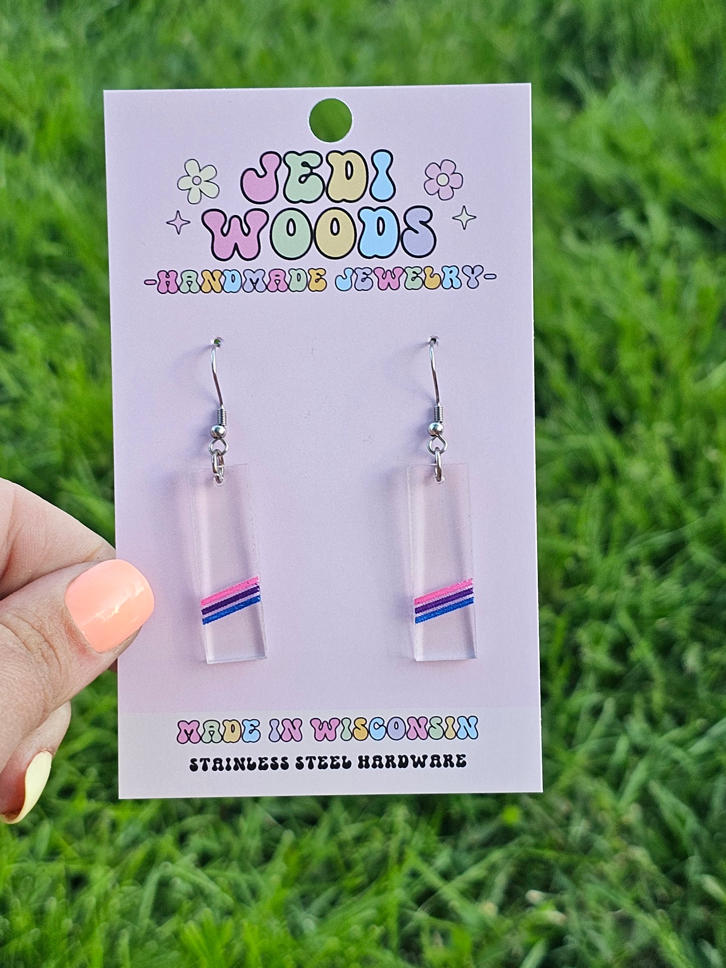 Subtle Bisexual Pride Bars