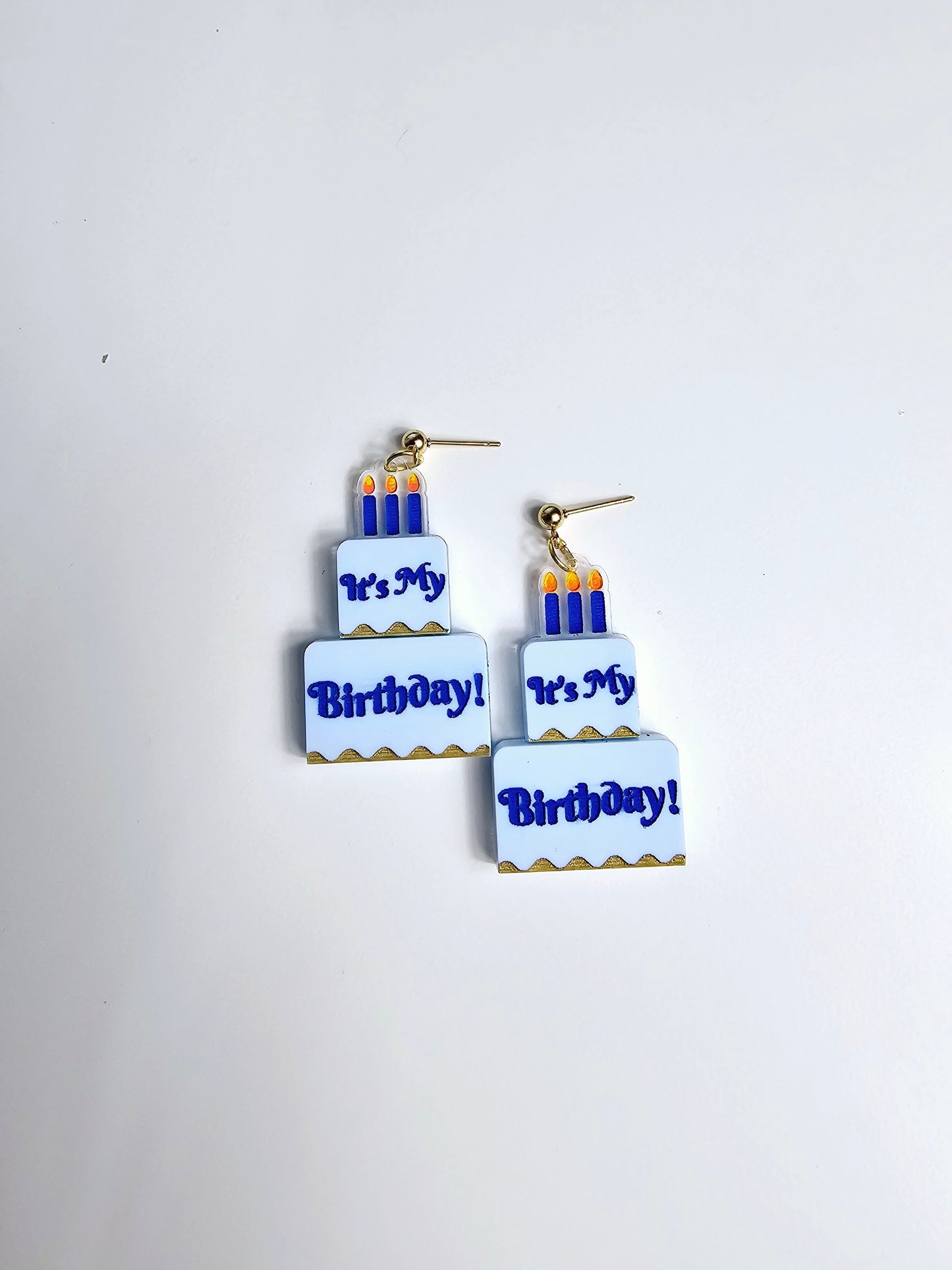 It's my birthday Layered Cake Dangles