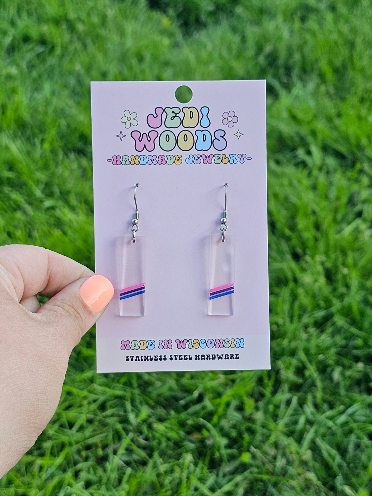 Subtle Bisexual Pride Bars
