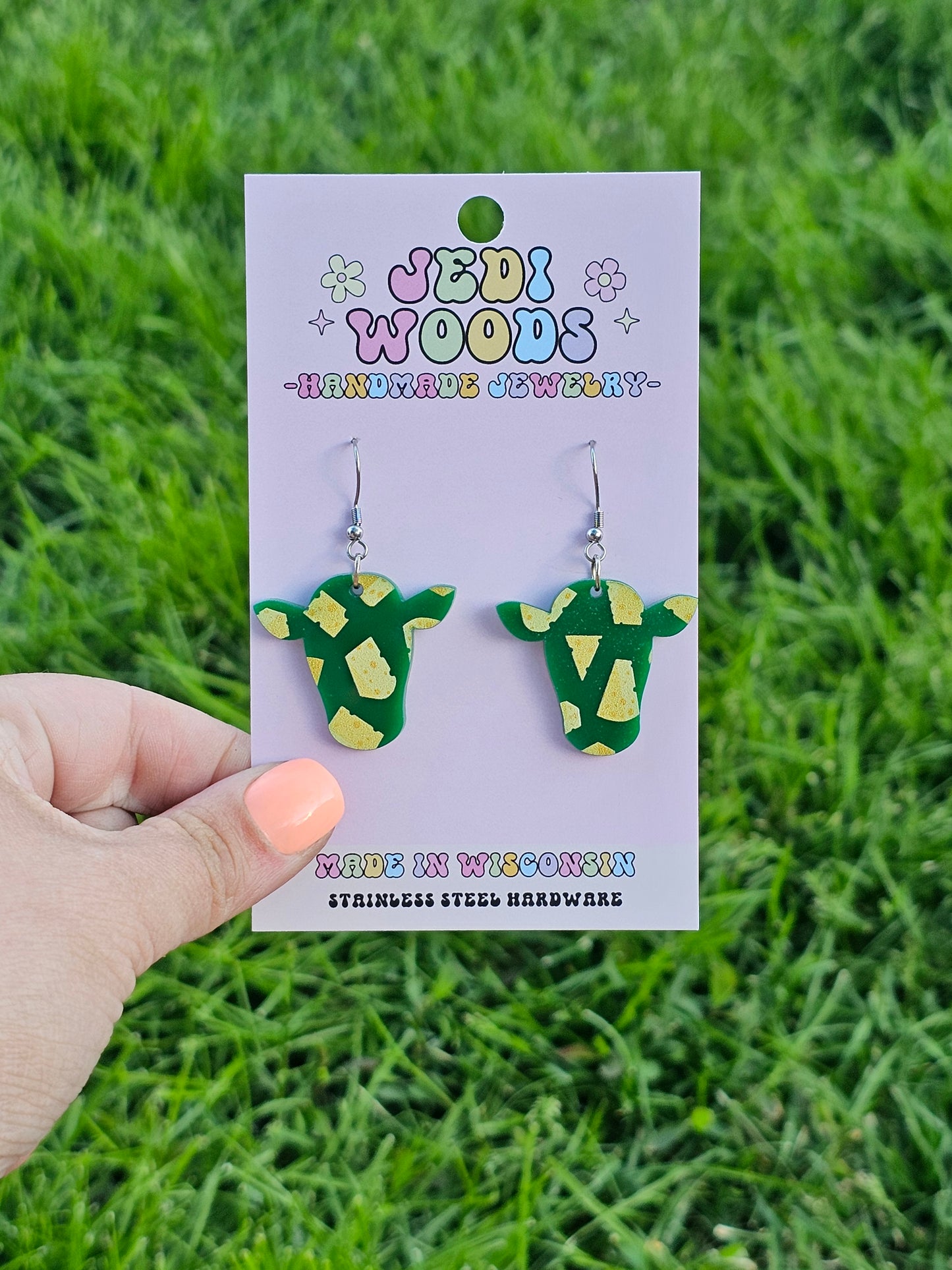Green Cheese Cows