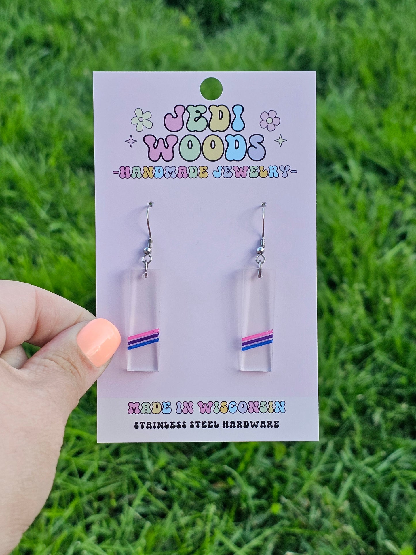 Subtle Bisexual Pride Bars