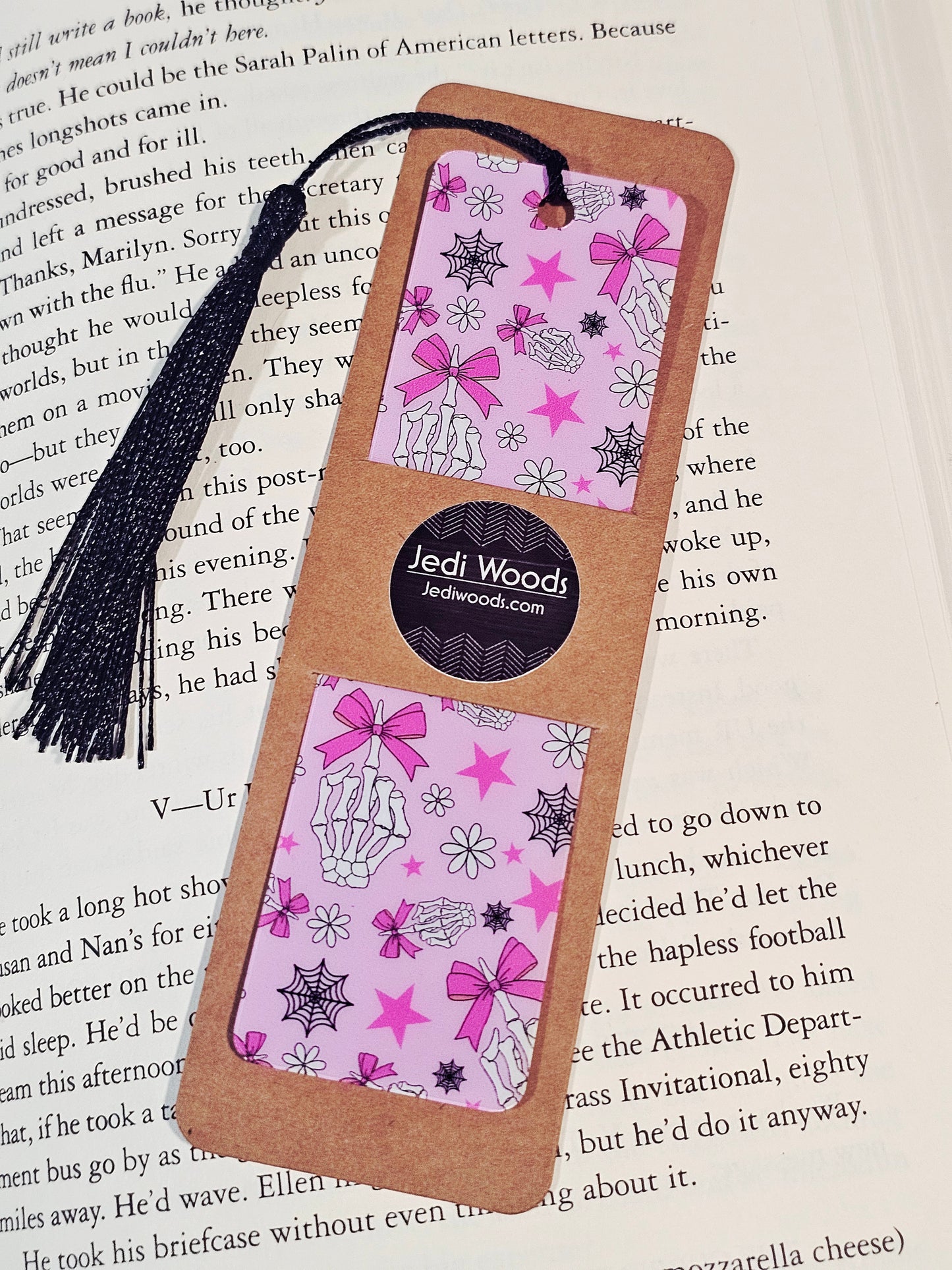 Coquettes and Skeleton Bookmark