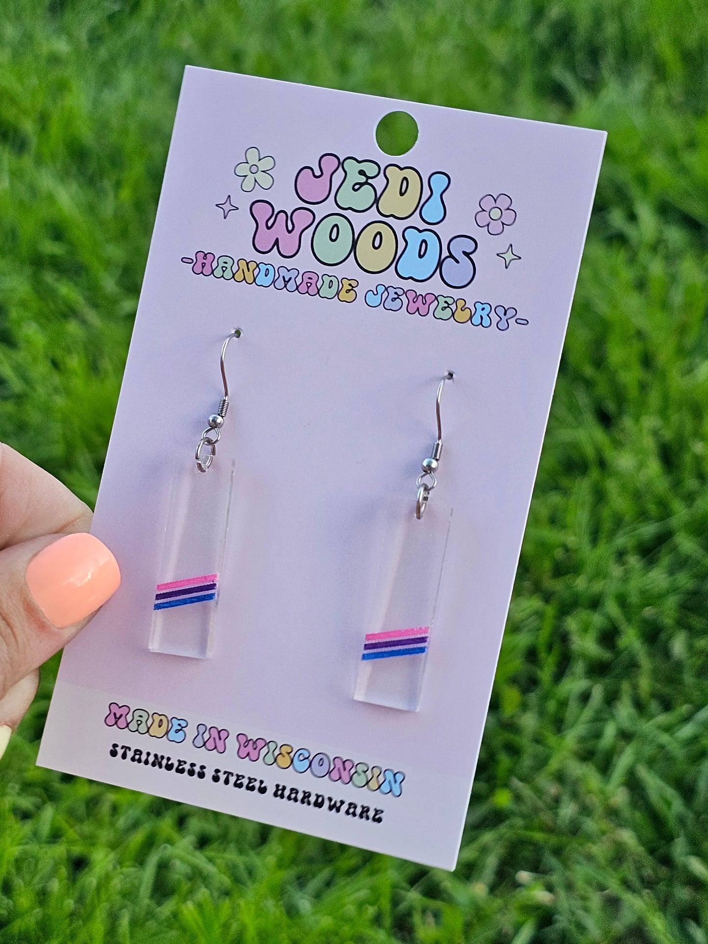 Subtle Bisexual Pride Bars