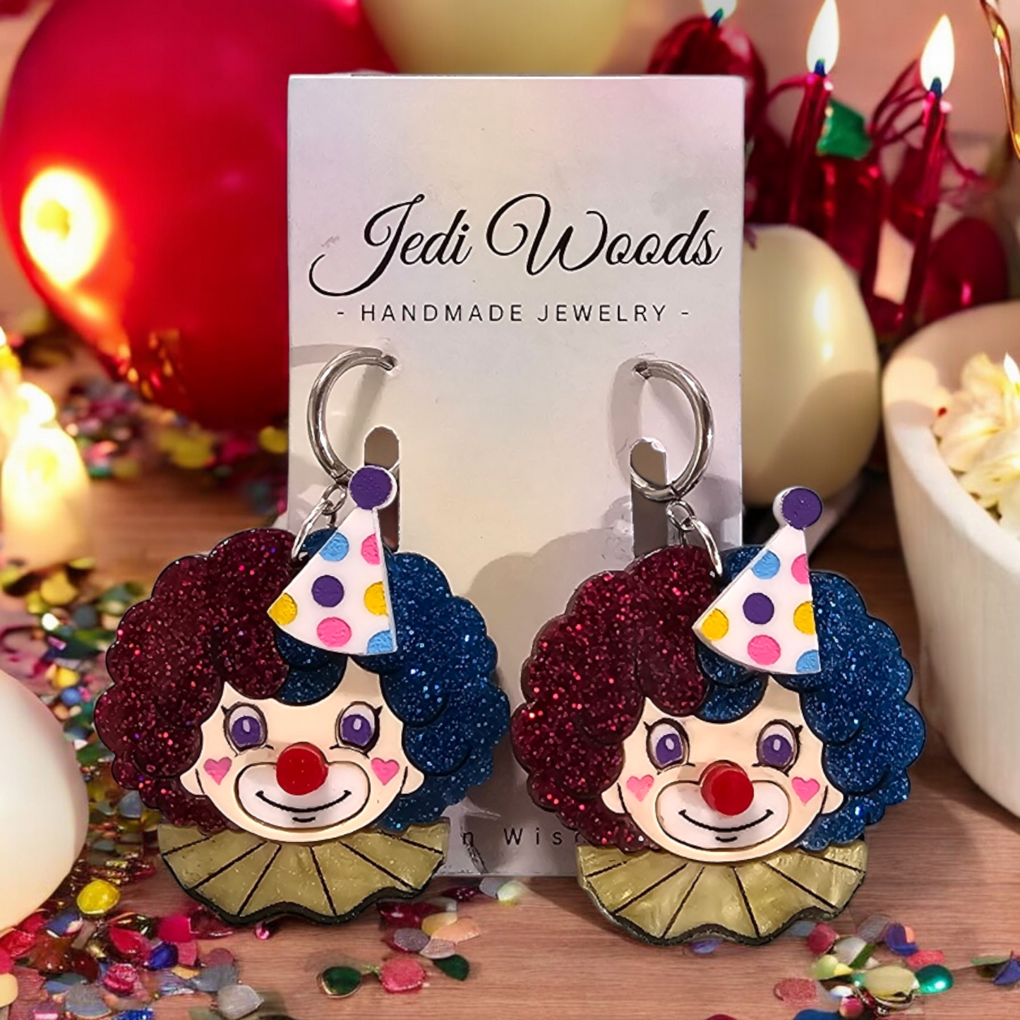 Circus Clown Dangles