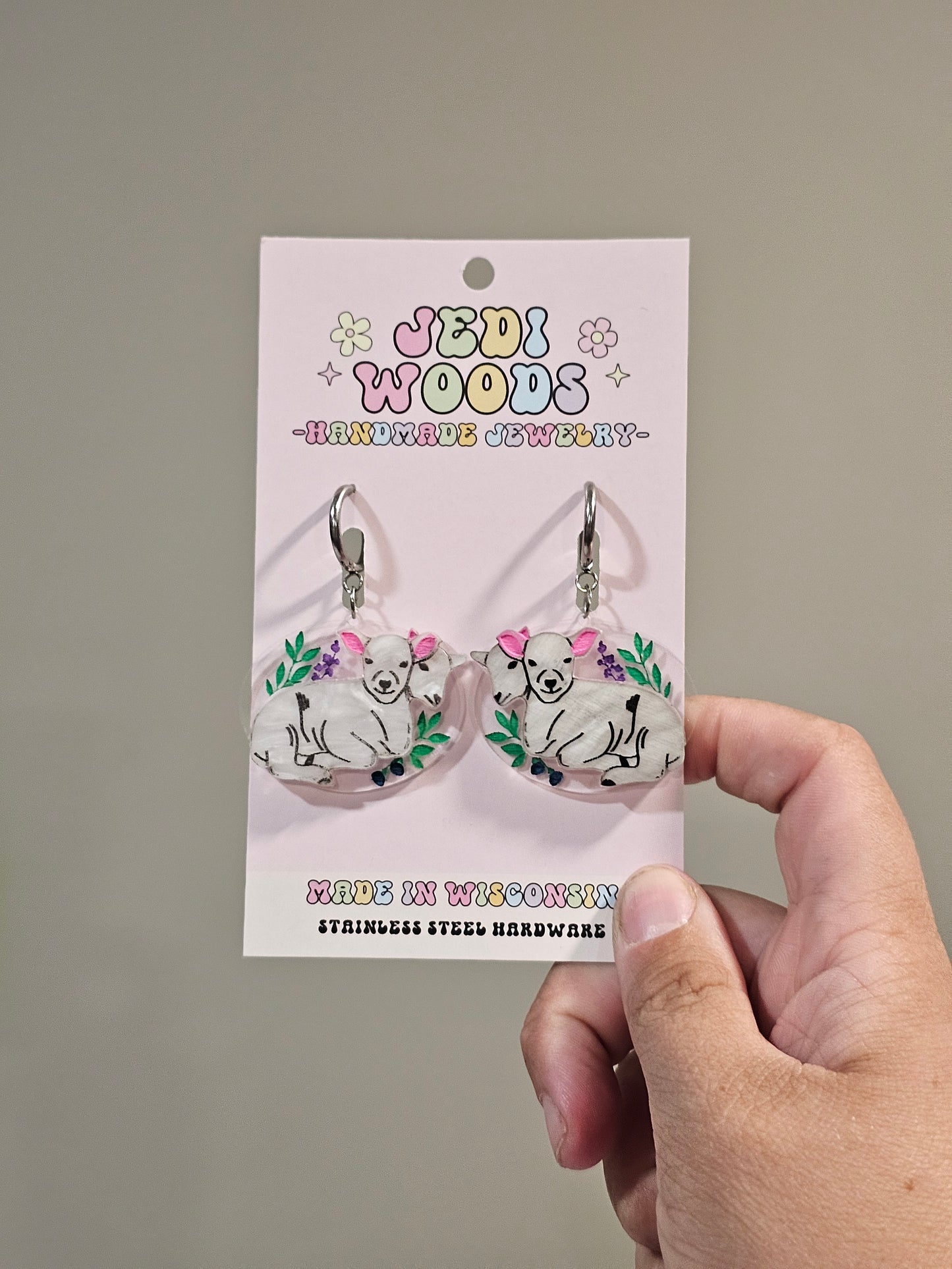 Double Headed Lamb Earrings