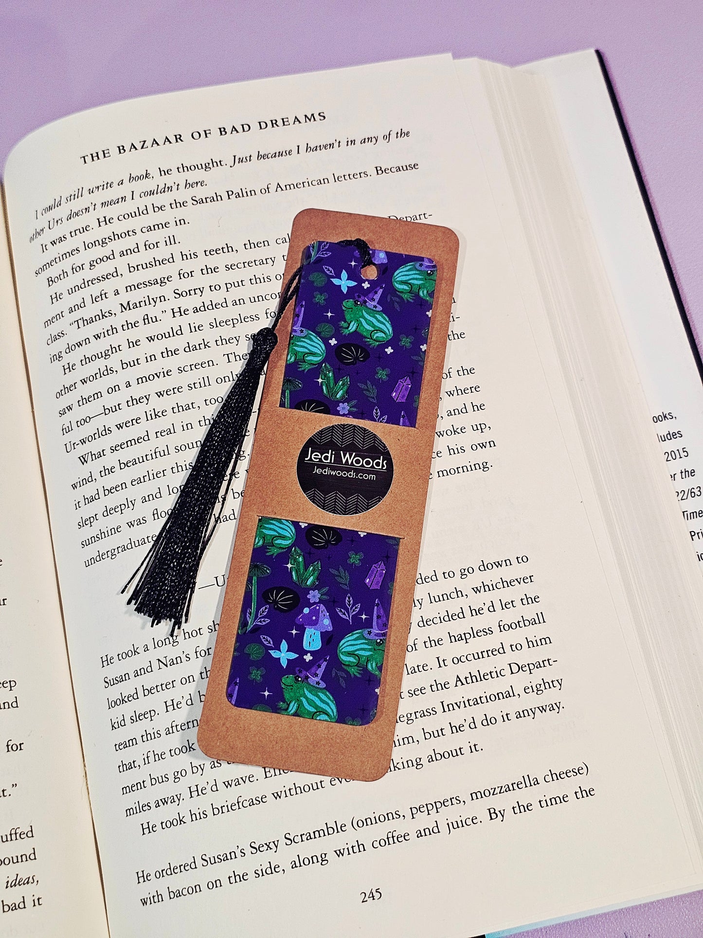 Witchy Frogs Bookmark