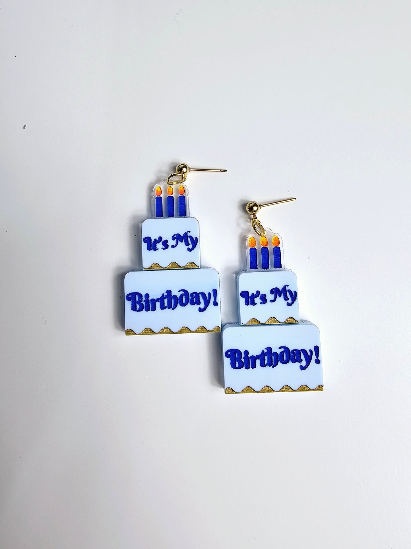 It's my birthday Layered Cake Dangles