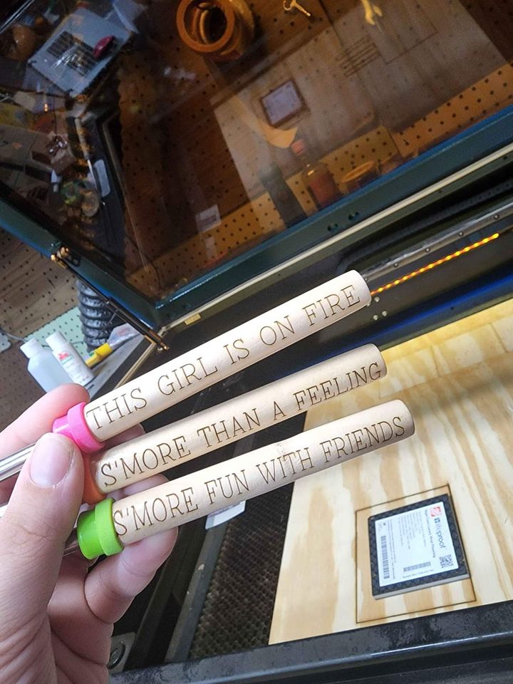 Custom S'mores Sticks