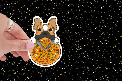 Pizza Dog Sticker