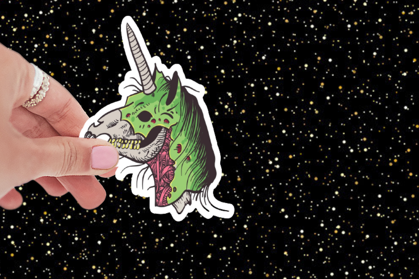 Zombie Unicorn Sticker