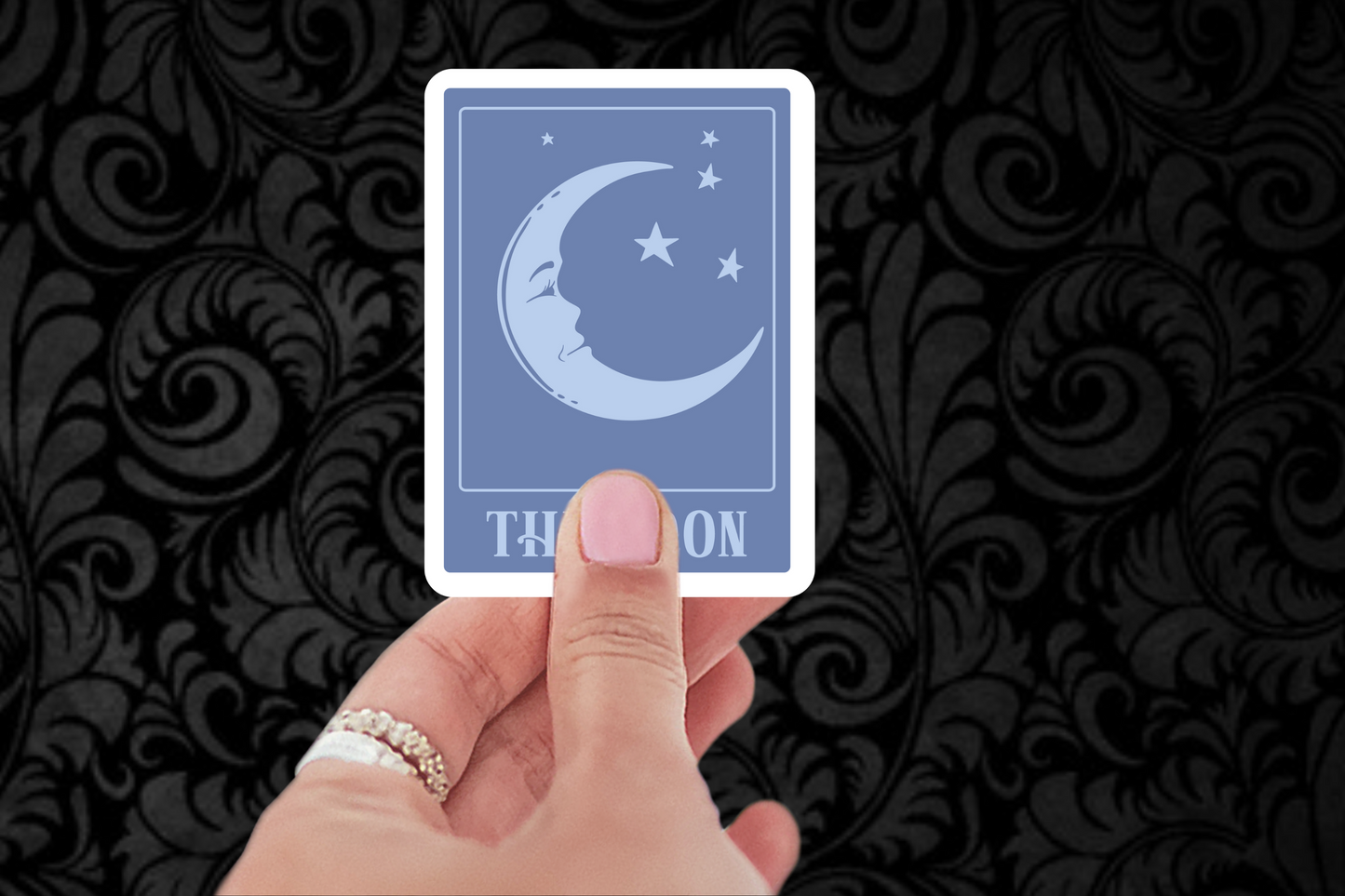 The Moon Tarot Card Sticker