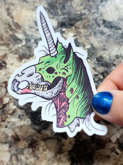 Zombie Unicorn Sticker