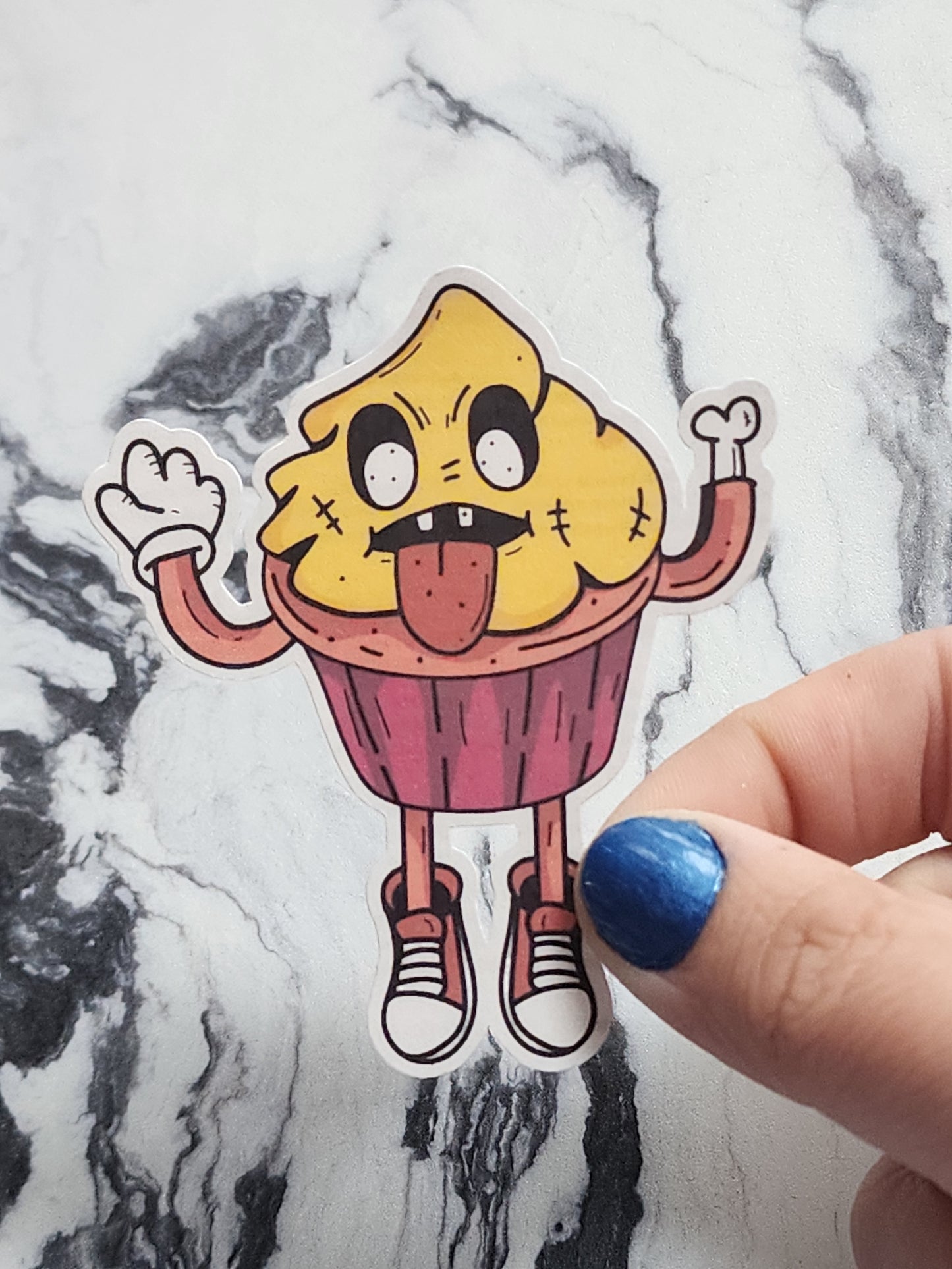 Cupcake Dude Sticker