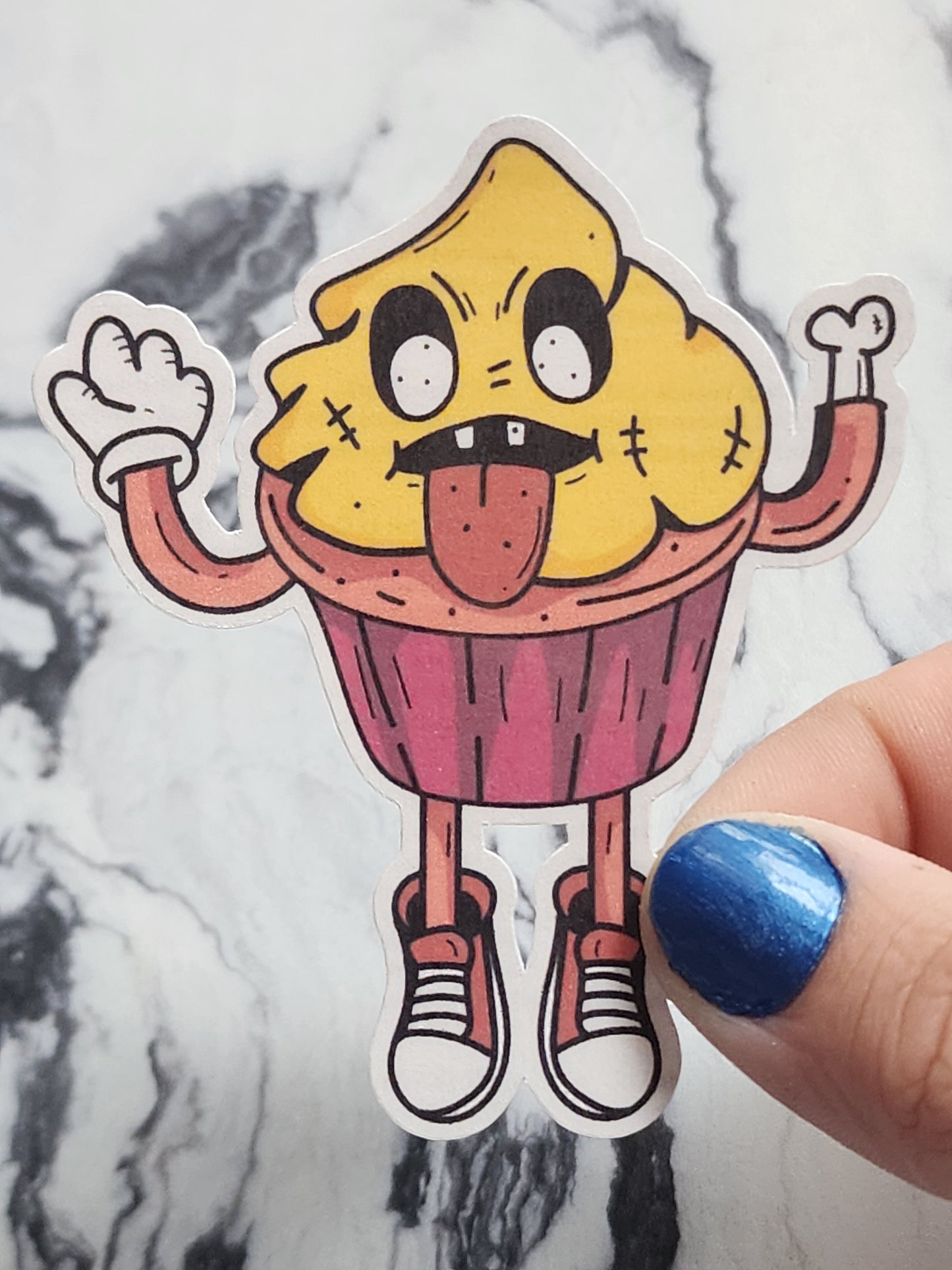 Cupcake Dude Sticker