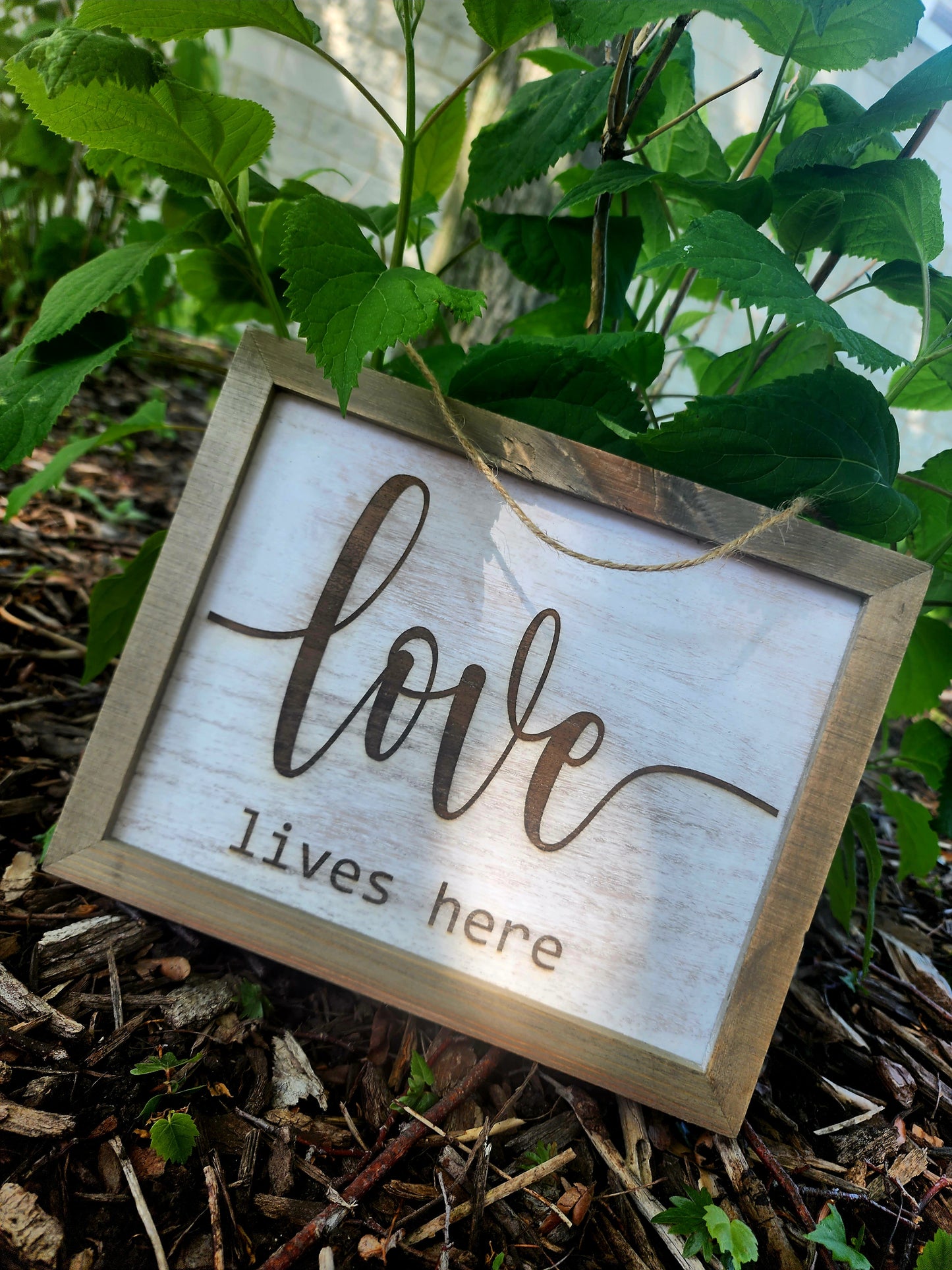 Love Lives Here Wall Sign