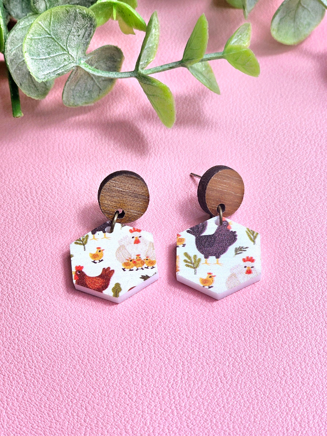 Chicken Combo Earrings