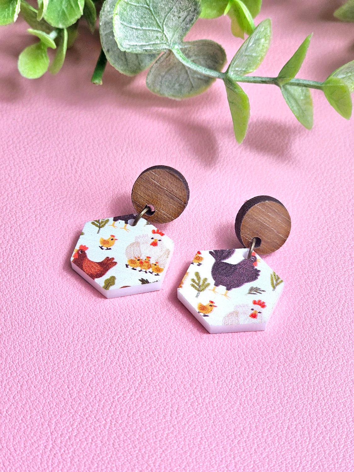 Chicken Combo Earrings