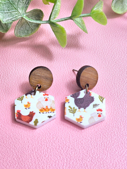 Chicken Combo Earrings