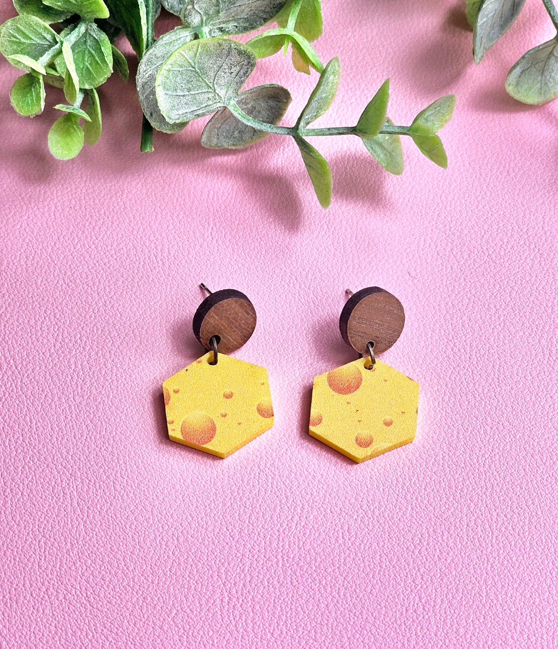 Cheese Themed Combo Earrings