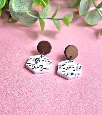 Music Note Combo Earrings