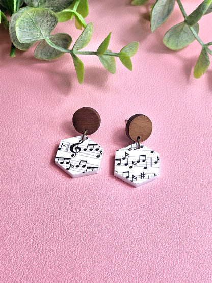 Music Note Combo Earrings