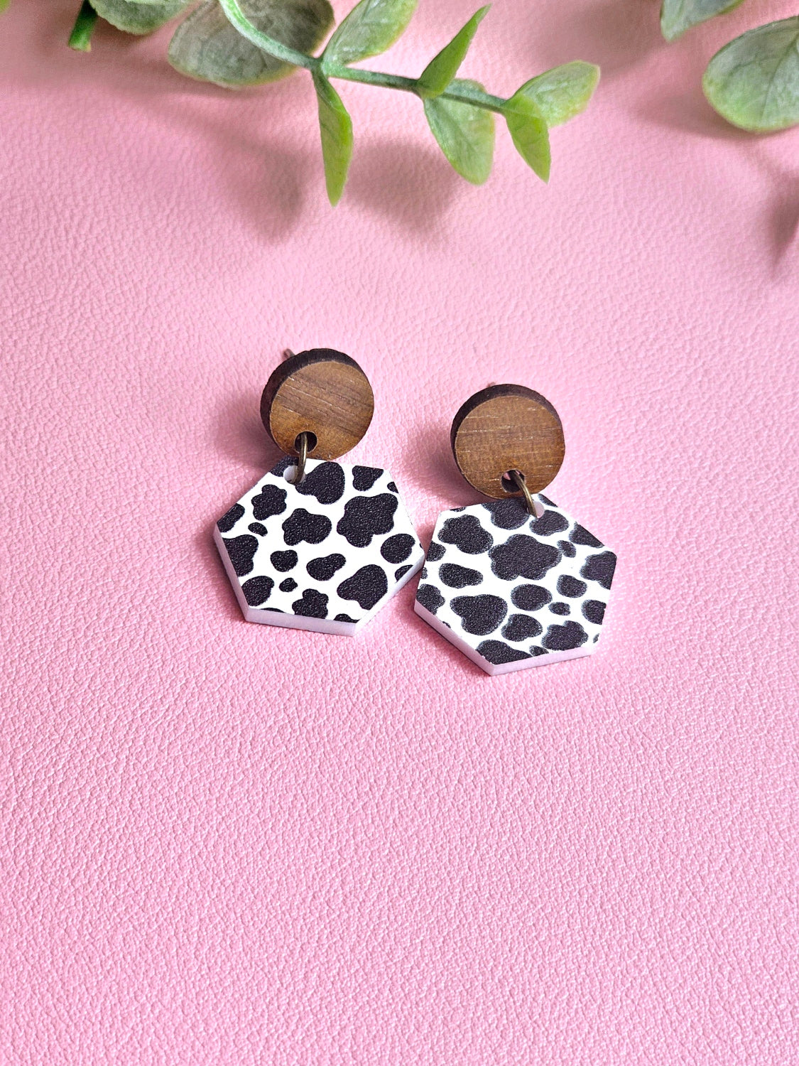 Cow Print Combo Earrings