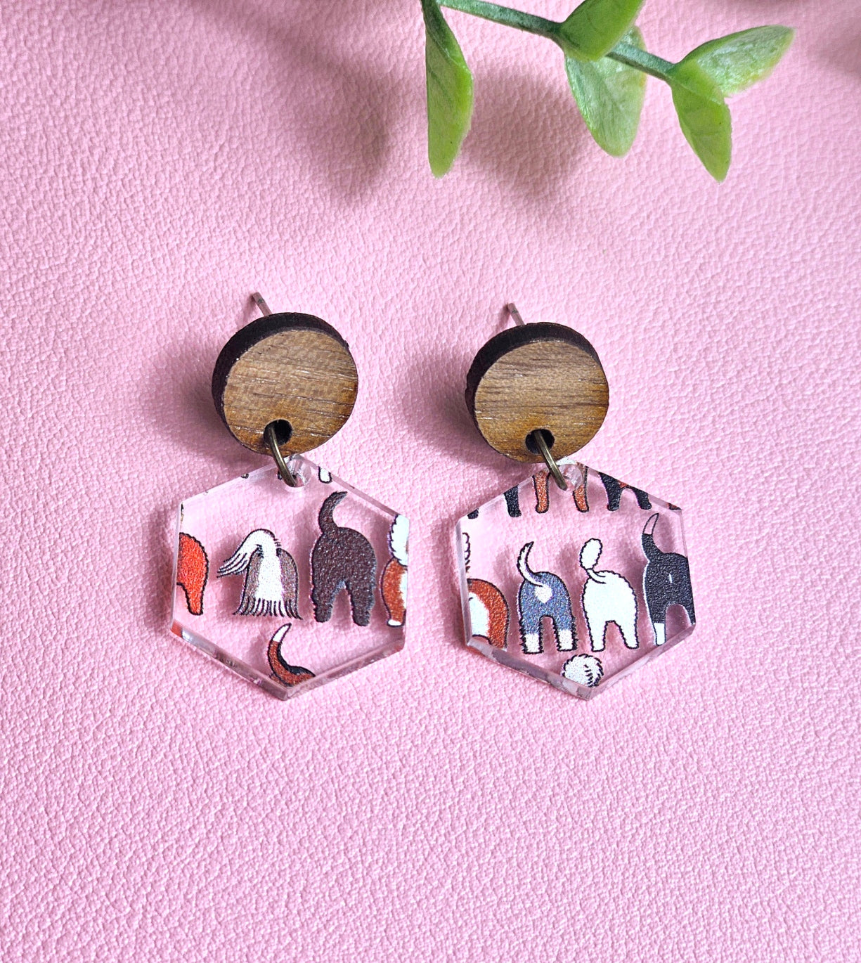 Dog Butts Combo Earring