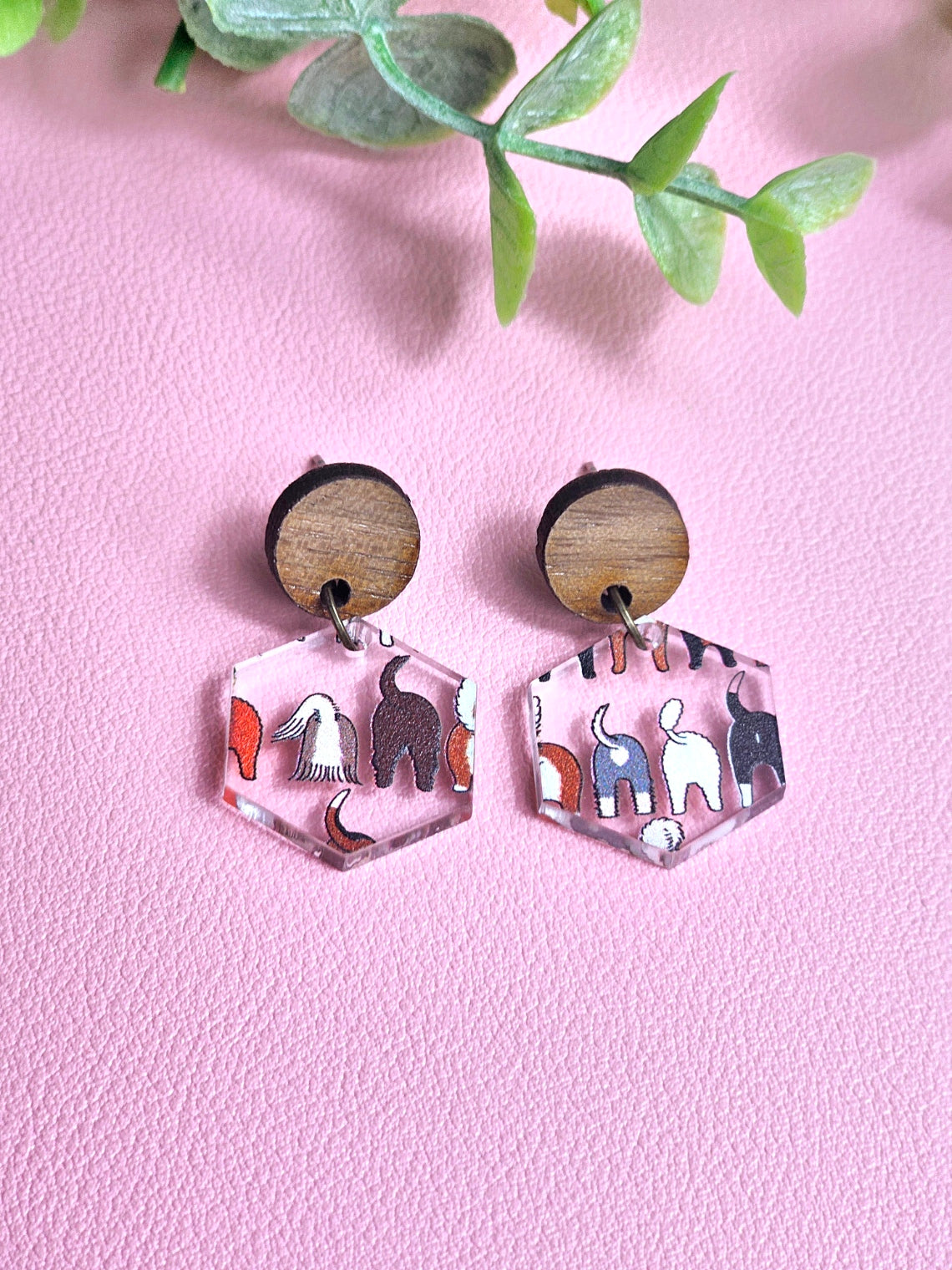 Dog Butts Combo Earring