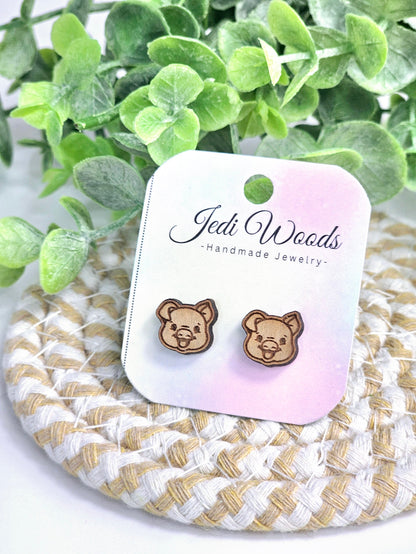 Wooden Pig Studs