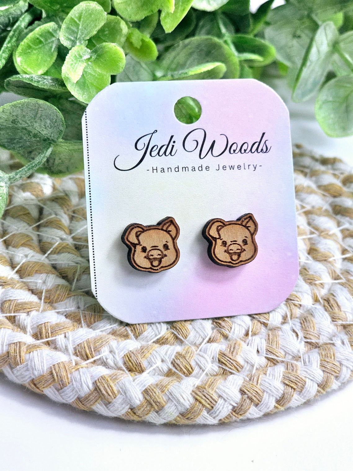 Wooden Pig Studs