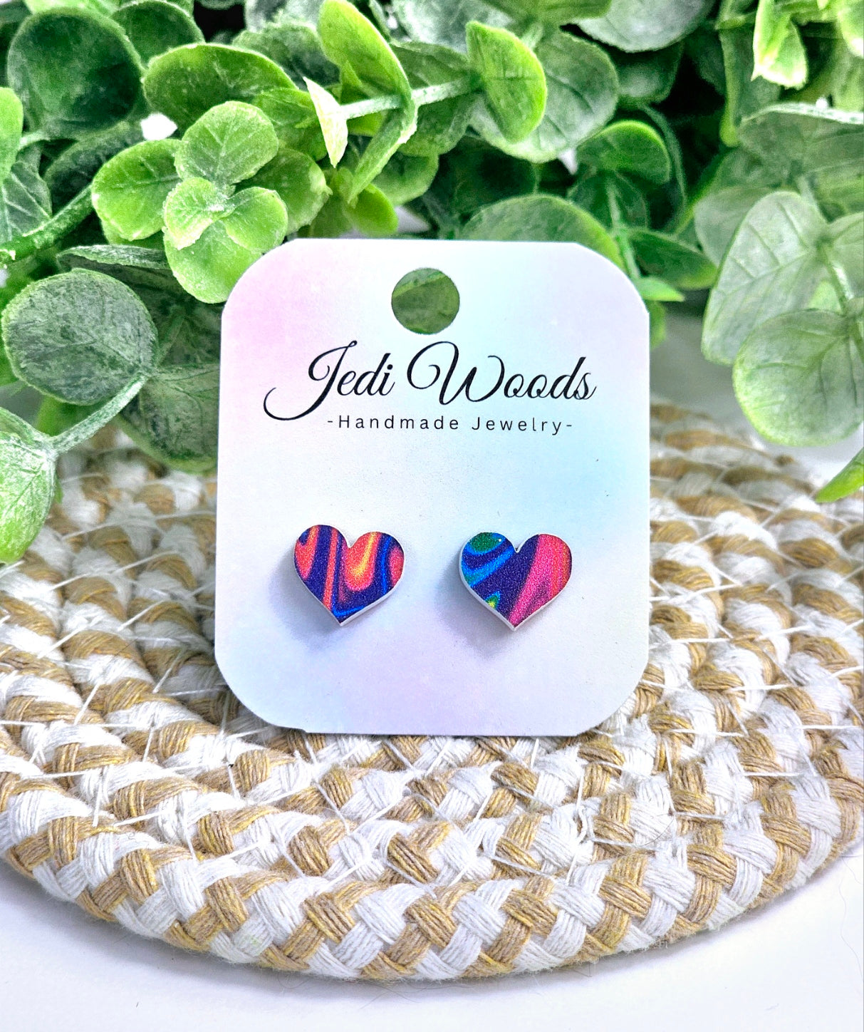 Hippy Heart Studs