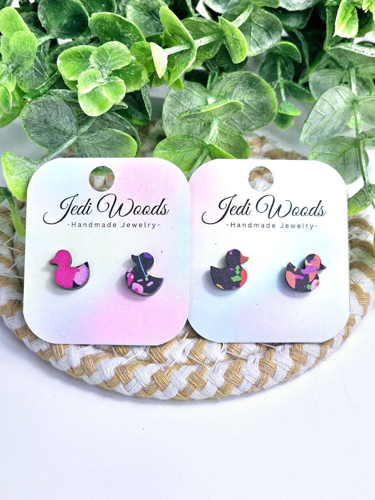 Splatter Paint Duck Studs