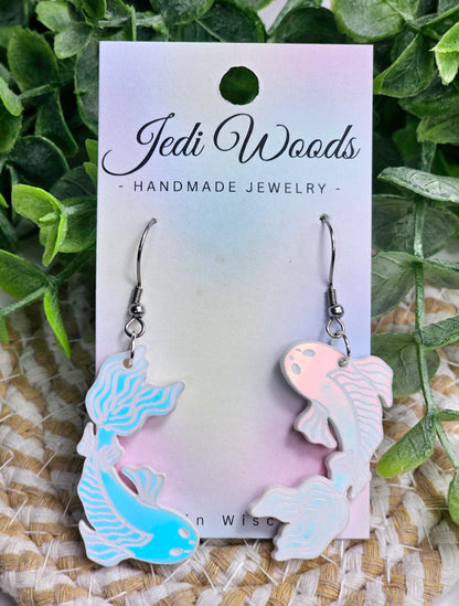 Color Changing Koi Fish Earrings