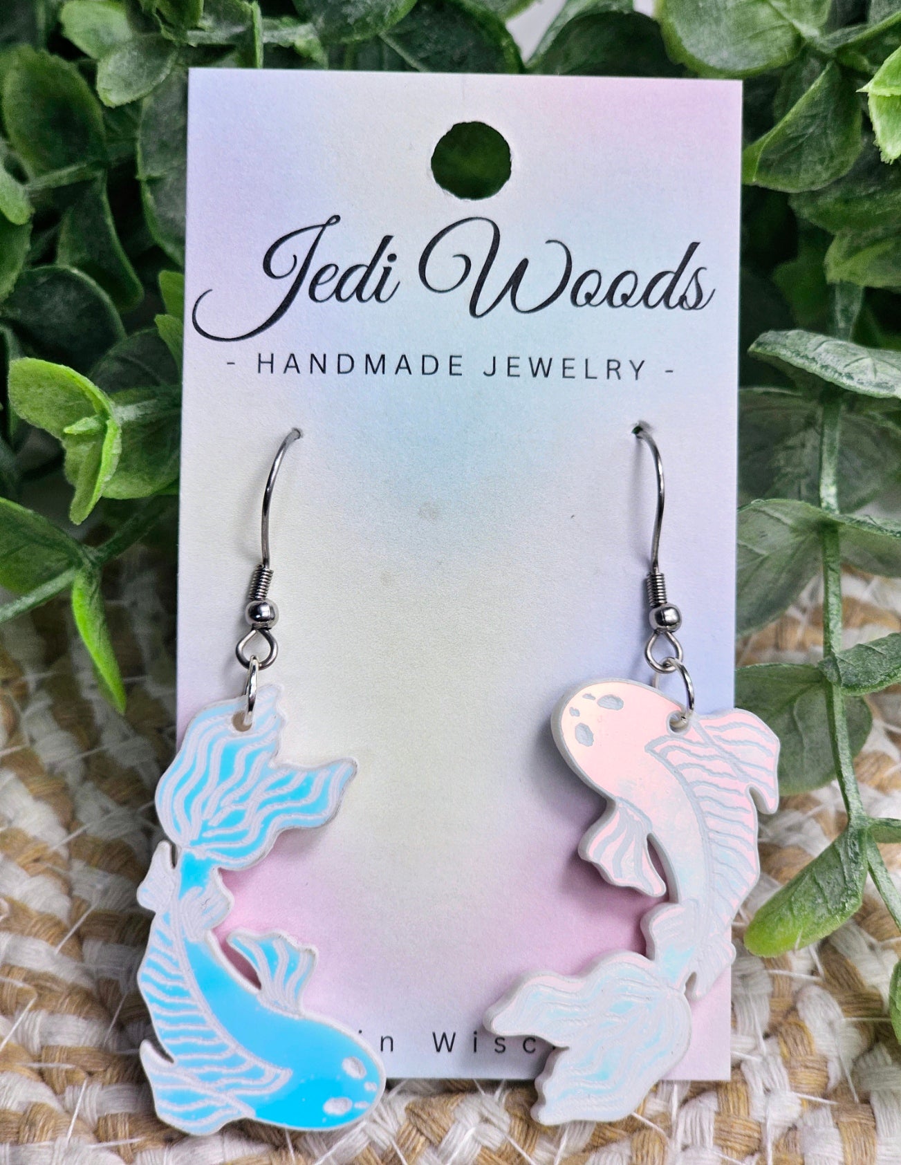 Color Changing Koi Fish Earrings