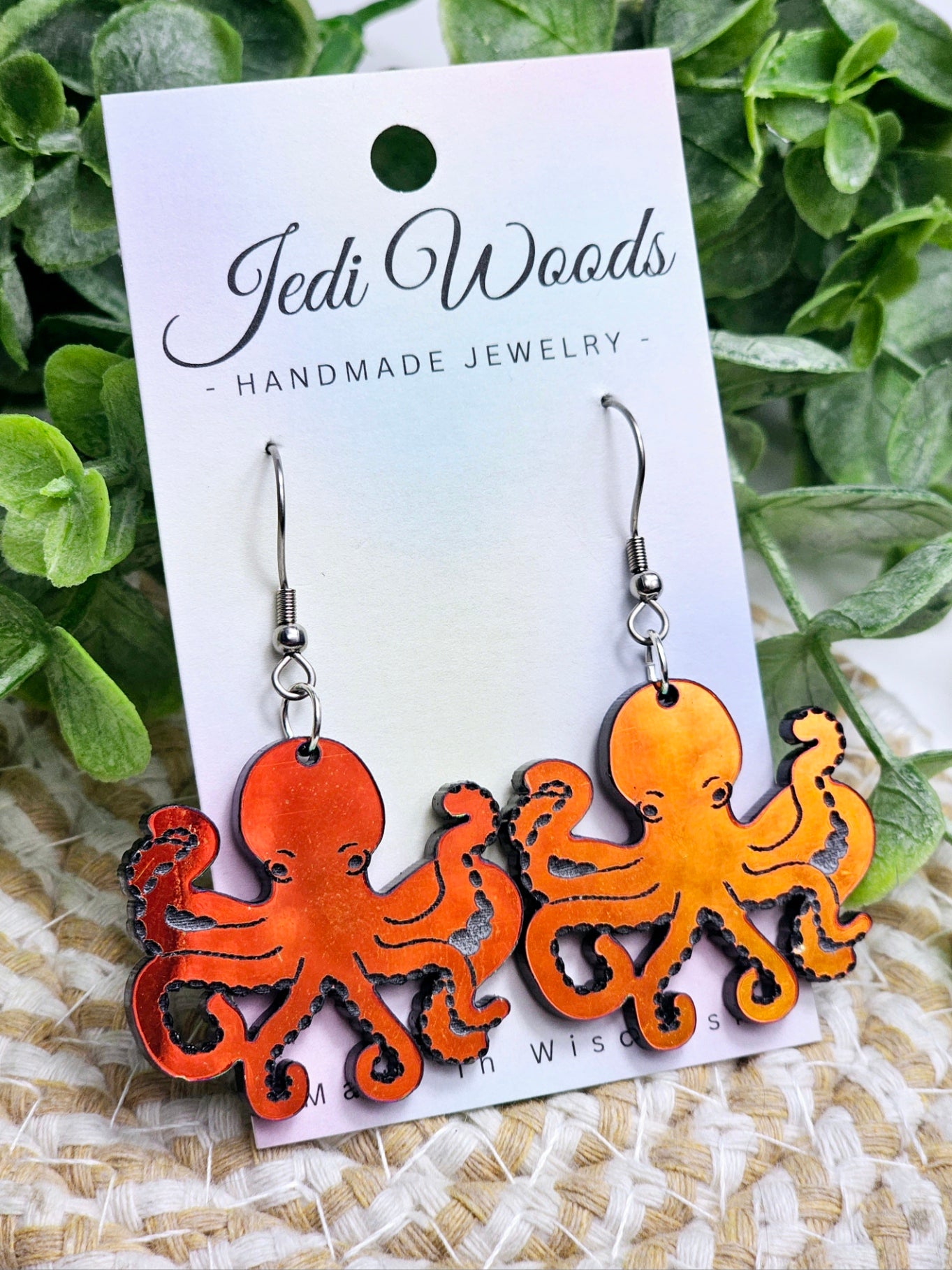 Color Changing Octopus Earrings